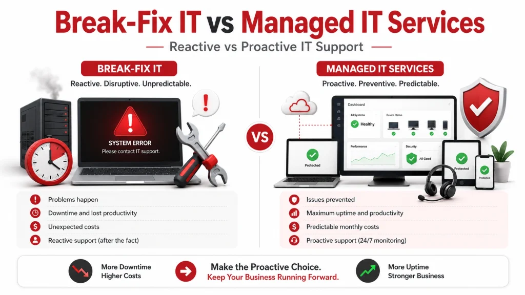 Break-Fix IT vs Managed IT Services