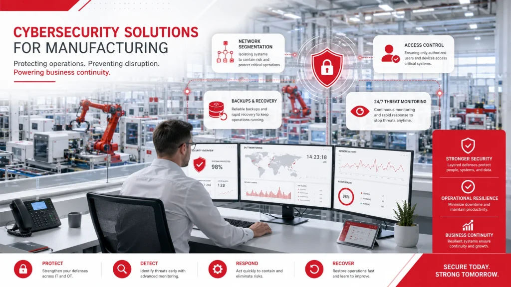 Cybersecurity Solutions for Manufacturing Companies
