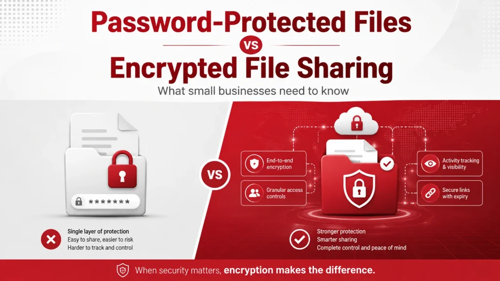 Password-Protected Files vs Encrypted File Sharing