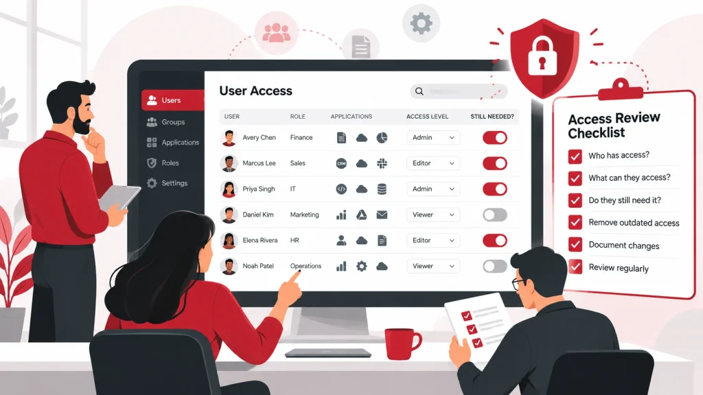 User Access Review Checklist for Business Accounts